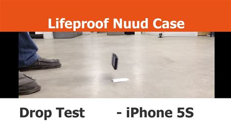 lifeproof nuud drop test|Drop Slap Test .